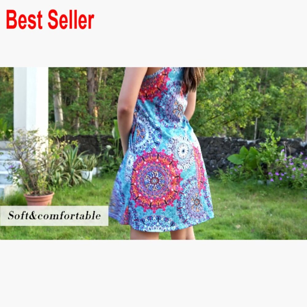 Spaghetti Strap Button Down Sundress With Pockets… - image 7